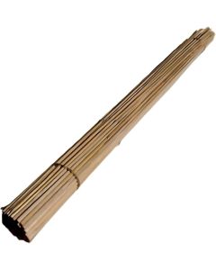 Haste/Estaca de Bambu 60 cm - (cor natural) 100 pçs 